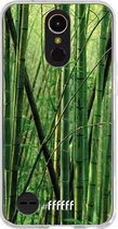 LG K10 (2017) Hoesje Transparant TPU Case - Bamboo #ffffff