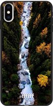 iPhone Xs Max Hoesje TPU Case - Forest River #ffffff