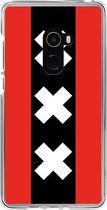 Xiaomi Mi Mix 2 Hoesje Transparant TPU Case - Amsterdamse vlag #ffffff