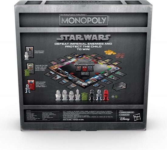Thumbnail van een extra afbeelding van het spel HASBRO Star Wars - Monopoly - The Mandalorian