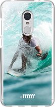Xiaomi Redmi 5 Hoesje Transparant TPU Case - Boy Surfing #ffffff
