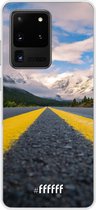 Samsung Galaxy S20 Ultra Hoesje Transparant TPU Case - Road Ahead #ffffff