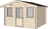 Blokhut Chaam Wanddikte 40 mm 350 cm x 500 cm Onbehandeld