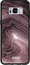 Samsung Galaxy S8 Hoesje TPU Case - Purple Marble #ffffff