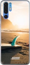 Huawei P30 Pro Hoesje Transparant TPU Case - Sunset Surf #ffffff