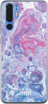 Huawei P30 Pro Hoesje Transparant TPU Case - Liquid Amethyst #ffffff