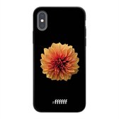 iPhone Xs Hoesje TPU Case - Butterscotch Blossom #ffffff