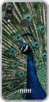 Huawei P20 Lite (2018) Hoesje Transparant TPU Case - Peacock #ffffff