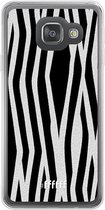 Samsung Galaxy A3 (2016) Hoesje Transparant TPU Case - Zebra Print #ffffff