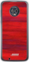 Motorola Moto G6 Hoesje Transparant TPU Case - Scarlet Canvas #ffffff