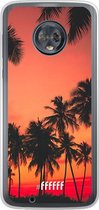 Motorola Moto G6 Hoesje Transparant TPU Case - Coconut Nightfall #ffffff