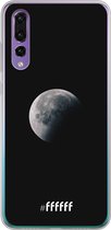 Huawei P30 Hoesje Transparant TPU Case - Moon Night #ffffff