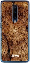 OnePlus 7 Pro Hoesje Transparant TPU Case - Tree Rings #ffffff