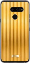 LG G8 ThinQ Hoesje Transparant TPU Case - Bold Gold #ffffff