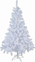 Witte kunst kerstboom/kunstboom 150 cm - Kunst kerstbomen / kunstbomen