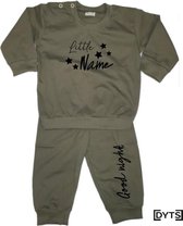 Baby | Pyjama | Naam | Leger Groen | 80