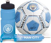 Manchester City FC Signature Print Football Gift Set (Blue)