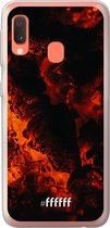 Samsung Galaxy A20e Hoesje Transparant TPU Case - Hot Hot Hot #ffffff