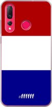 Huawei P30 Lite Hoesje Transparant TPU Case - Nederlandse vlag #ffffff