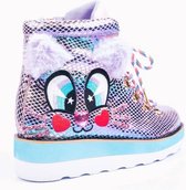 Irregular Choice Kitty Walk 80's Gympen Sneakers Paars
