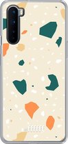 OnePlus Nord Hoesje Transparant TPU Case - Terrazzo N°1 #ffffff