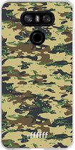 LG G6 Hoesje Transparant TPU Case - Desert Camouflage #ffffff