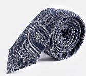 WE Fashion Heren stropdas met paisley print