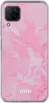 Huawei P40 Lite Hoesje Transparant TPU Case - Pink Sync #ffffff