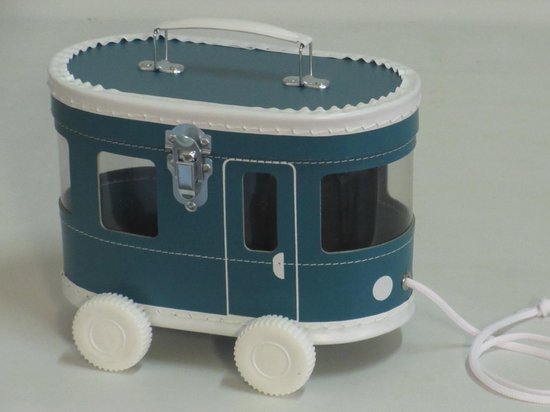 Tram speelkoffertje petrol — afbeelding 5