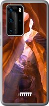 Huawei P40 Pro Hoesje Transparant TPU Case - Sunray Canyon #ffffff