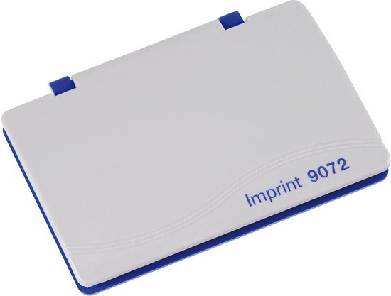 Trodat Imprint 9072M Metal Stamp Pad 11 x 7 cm Blue