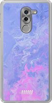 Honor 6X Hoesje Transparant TPU Case - Purple and Pink Water #ffffff