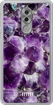 Honor 6X Hoesje Transparant TPU Case - Purple Geode #ffffff