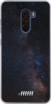 Xiaomi Pocophone F1 Hoesje Transparant TPU Case - Dark Space #ffffff