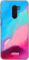 Xiaomi Pocophone F1 Hoesje Transparant TPU Case - Abstract Hues #ffffff