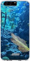 Huawei P10 Hoesje Transparant TPU Case - Coral Reef #ffffff