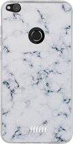 Huawei P8 Lite (2017) Hoesje Transparant TPU Case - Classic Marble #ffffff