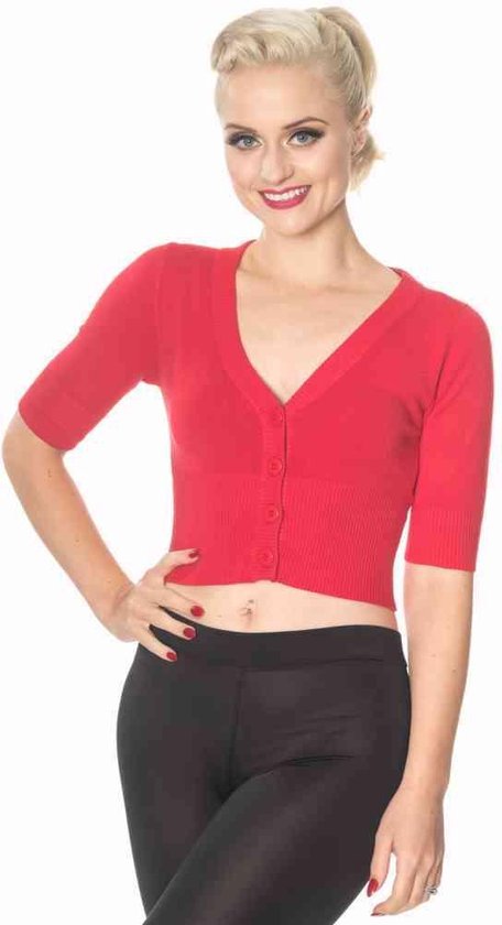 Dancing Days - OVERLOAD Cardigan - L - Rood