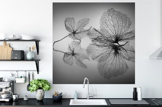 Stickers muraux - Feuilles - Nature morte - Automne - 120x120 cm - Feuille adhésive XXL