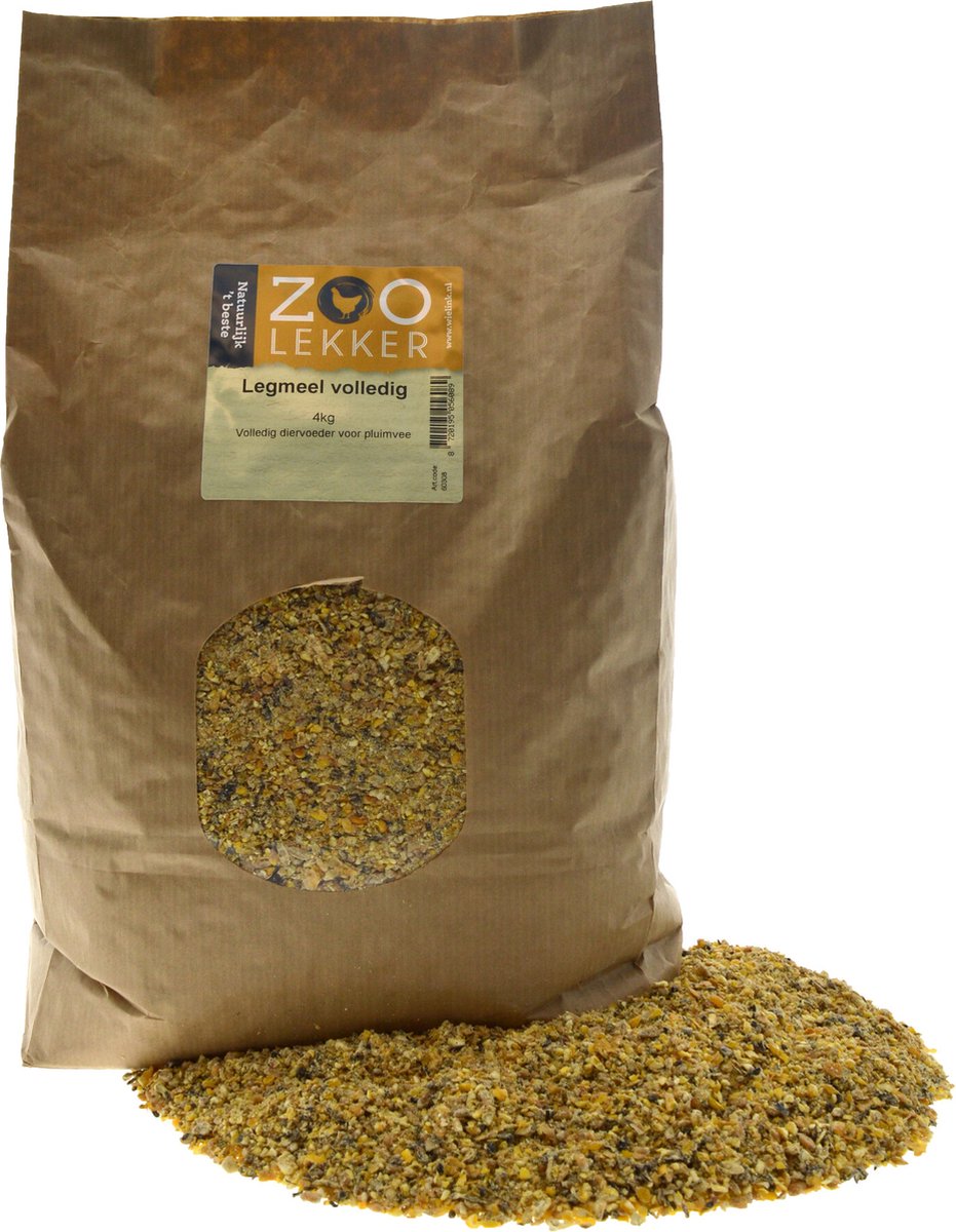 Zoolekker Legmeel volledig 4kg