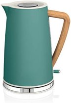 Waterkoker groen - Waterkoker met temperatuurregeling - 26,1 x 21,4 x 18 cm - 1,7 l, 2200 W