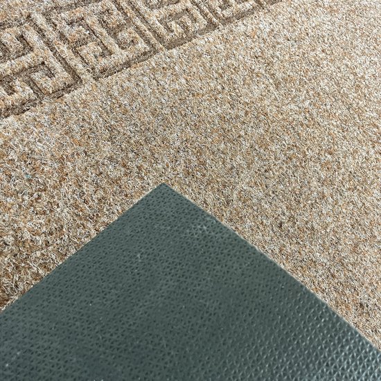 JYG Rug CORSICA - Tapis de cuisine - Tapis de cuisine - Antidérapant - 66x180cm - Beige