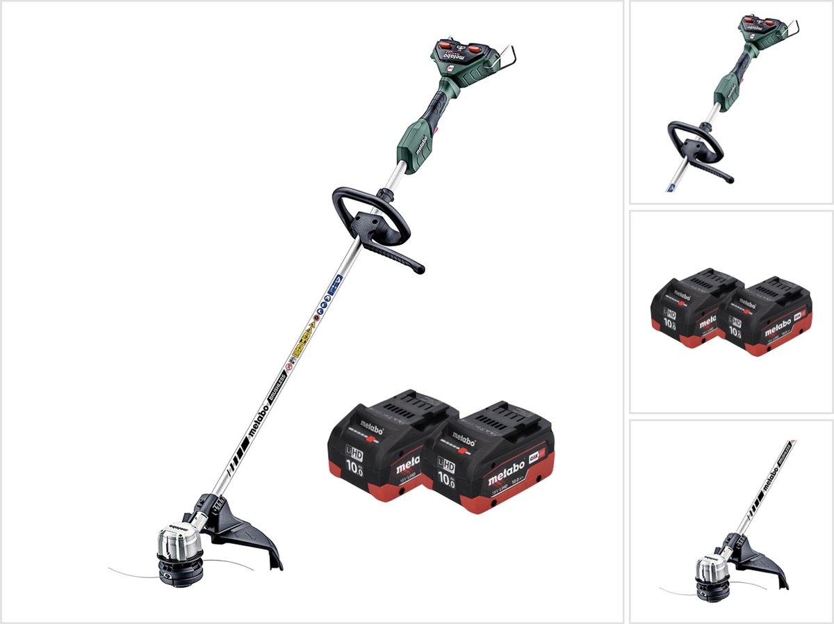 Metabo FSD 36-18 LTX BL 40 Accu-borstelfrees 36 V ( 2x 18 V ) rondgreep borstelloos + 2x accu 10,0 Ah - zonder lader