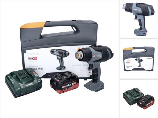 Pistolet à air chaud sans fil Steinel Mobile Heat MH5 Set +18V 8.0Ah