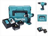 Makita DDF 453 RFJ accuboormachine 18 V 42 Nm + 2x accu 3.0 Ah + lader + Makpac