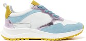 Lazamani Valencia Leren Dames Sneakers Blue