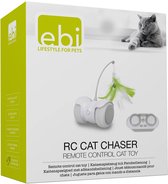 Ebi - Speelgoed Voor Dieren - Kat - Rc Cat Chaser 11x11x7,3cm Wit/groen - 1st