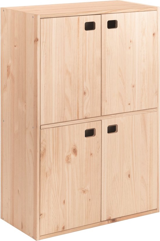 Astigarraga Wandkast met deuren - PEFC grenen - 105x71cm
