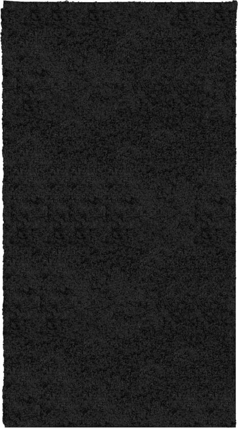 vidaXL-Vloerkleed-PAMPLONA-shaggy-hoogpolig-modern-60x110-cm-zwart