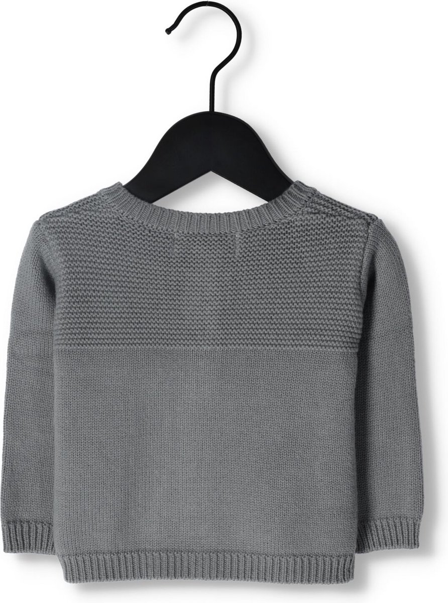 Quincy Mae Knit Cardigan Truien & Vesten Unisex - Sweater - Hoodie - Vest- Blauw - Maat 2-3Y